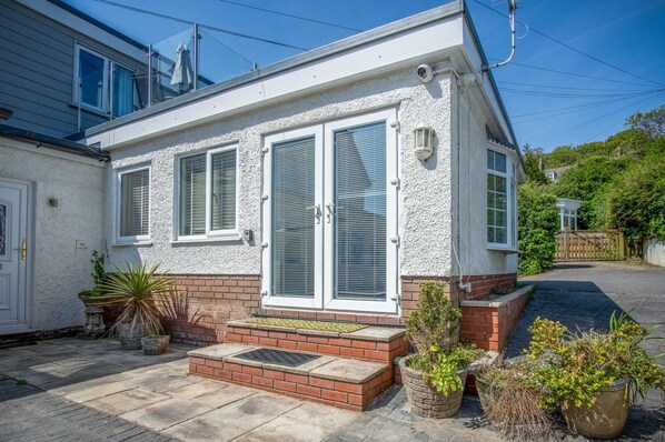 Majoituspaikan julkisivu