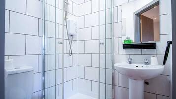 Apartment (0 Bedroom) | Bathroom | Shower, towels