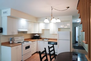 Condo 2 Bedrooms View of Either Mountain or Lake | 私人廚房 | 微波爐、爐具、洗碗機、廚房用具/餐具/器皿