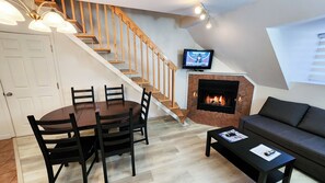 Condo 2 Bedrooms View of Either Mountain or Lake | Living area - Privilege Mont-Tremblant (Mont-Tremblant)