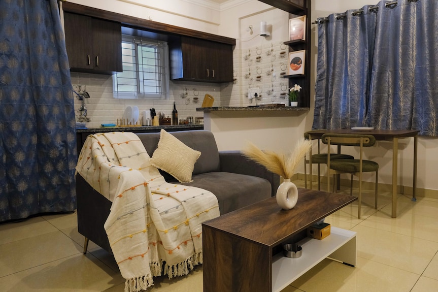 Aj's Nest - Amazing Apartment With Ac In Vibrant Bengaluru - 벵갈루루
