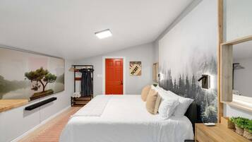 Escritorio, wifi y ropa de cama