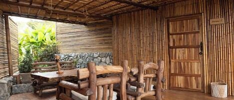 Panoramic Cabin, Jetted Tub, Mountain View | Living area | 55-inch flat-screen TV with satellite channels