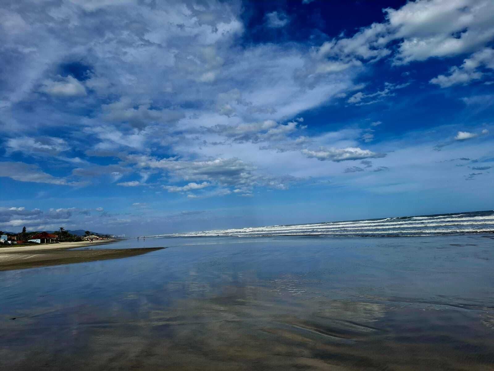 On the beach, white sand, 2 beach bars
