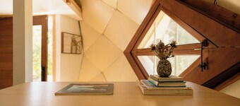 Charming Bioceramic Zome on a private 80-acre sanctuary in the Lost Sierra