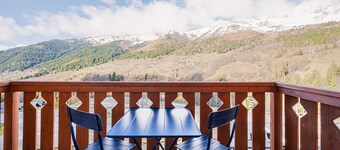 Appartement 'A2 309 Au Pied Des Pistes' avec Vue sur la Montagne et Balcon