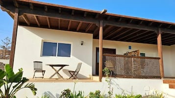 Maison, 1 lit double, terrasse, vue jardin | Terrasse/Patio