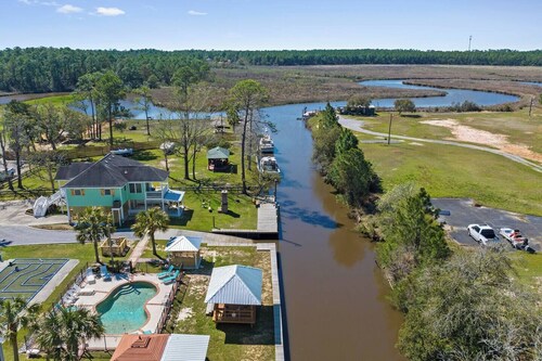 Waterfront Home w/ Pool & Boat Ramp | Beach Nearby