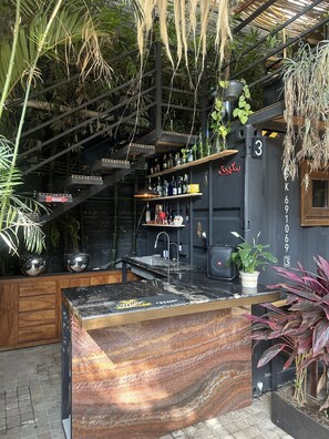 Terrace/patio - LA SELVA HOSTEL (Mexico City)