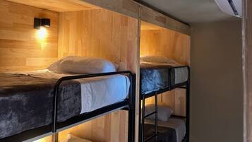 Shared Dormitory | Premium bedding, blackout drapes, iron/ironing board, free WiFi