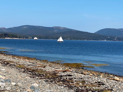 Private R-O-W to beach – View of Cadillac Mtn.