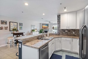 Condo, Multiple Beds, Patio (No Plans Paradise) | Private kitchen