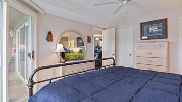 2 bedrooms, individually decorated, individually furnished, bed sheets