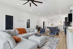House, Multiple Beds, Patio (Happy House 59) | Living area - Expansive Deck, Private Dock, Boat Slip and Stunning Views (Climax Springs)