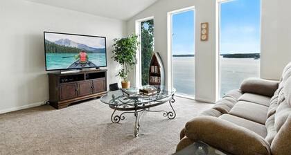 Lakefront Home w/ Double Deck, Slip, Firepit & Game Room