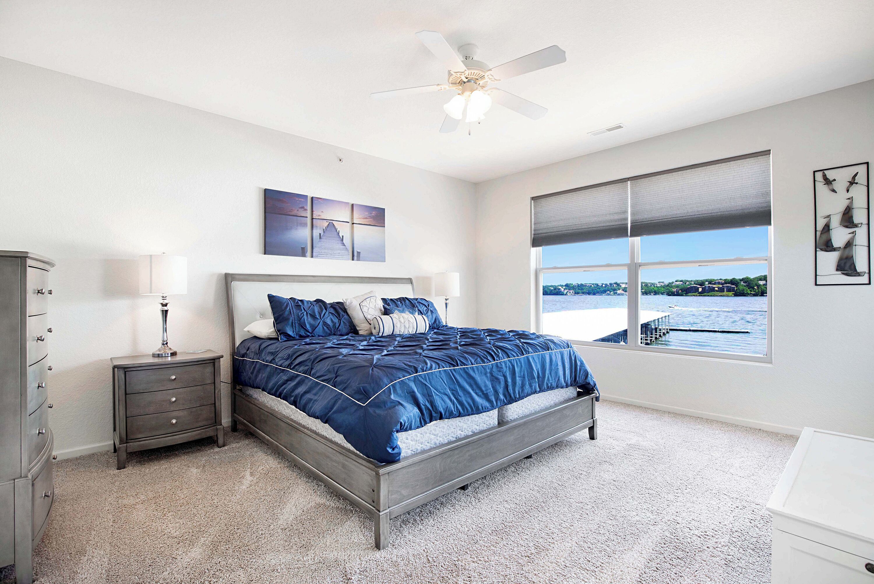 3 habitaciones, decoración personalizada y muebles diferentes 