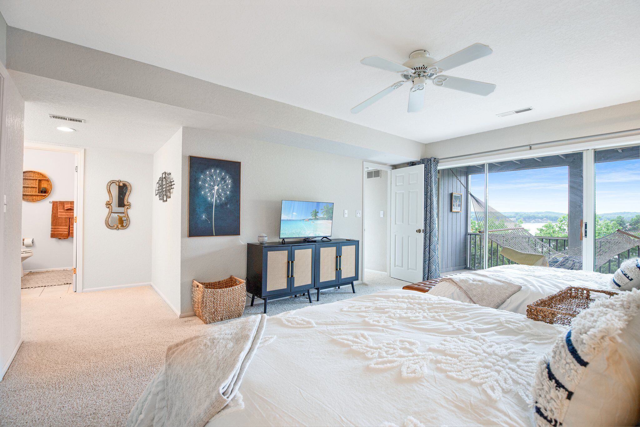 Leilighet, flere senger, terrasse (Bellabello!) | 3 soverom, individuelt dekorert, individuelt innredet og sengetøy