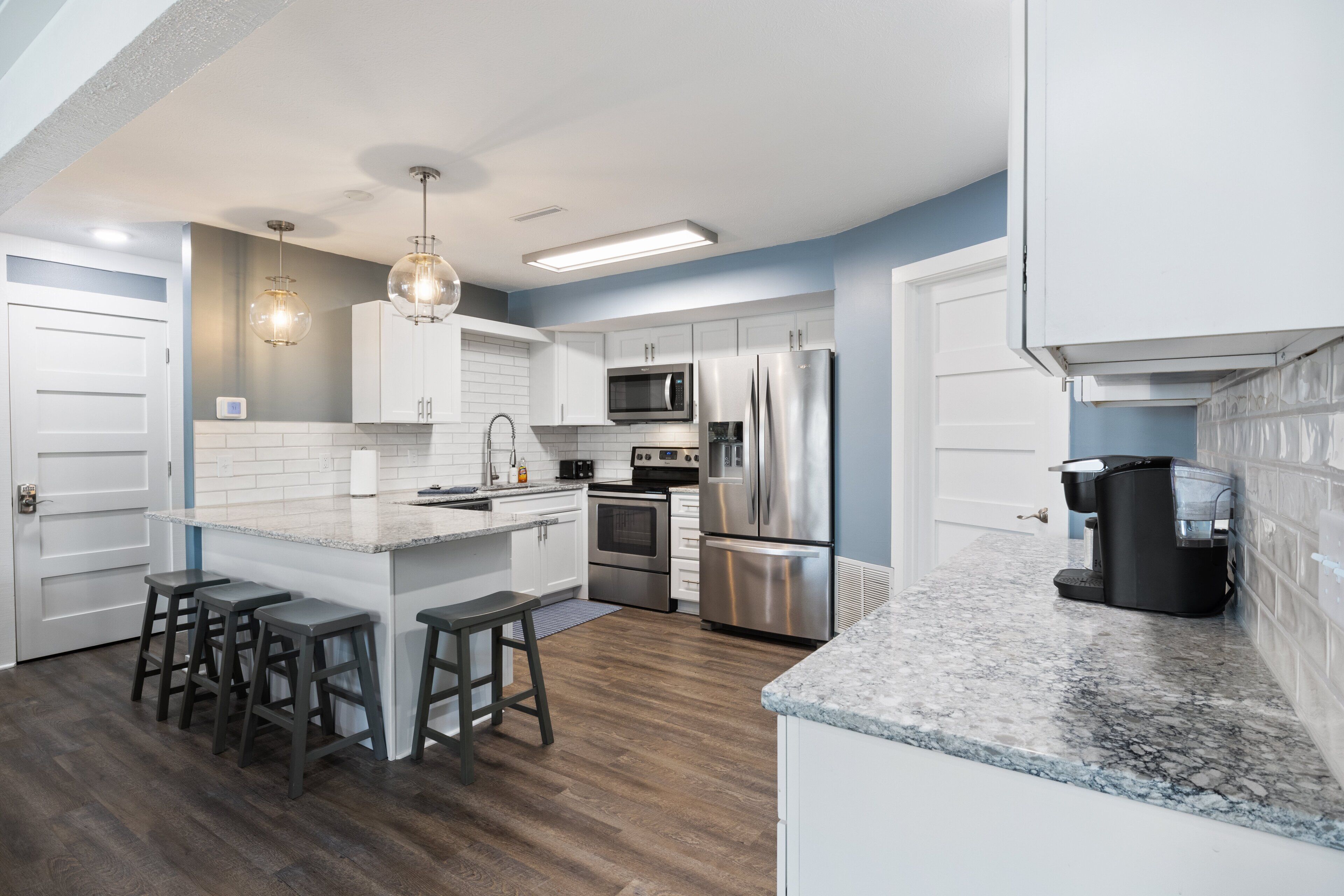 Leilighet, flere senger, terrasse (Castaway Cove Unit 2) | Eget kjøkken