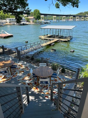 Outdoor dining - Private Dock & Fireplace Steps From Osage Beach (Camdenton)