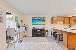 Condo, 1 Queen Bed with Sofa bed, Pool Access (Wren's Nest for Two) | Interior - Lakefront Couple Retreat Near Hot Spots and Dining (Lake Ozark)