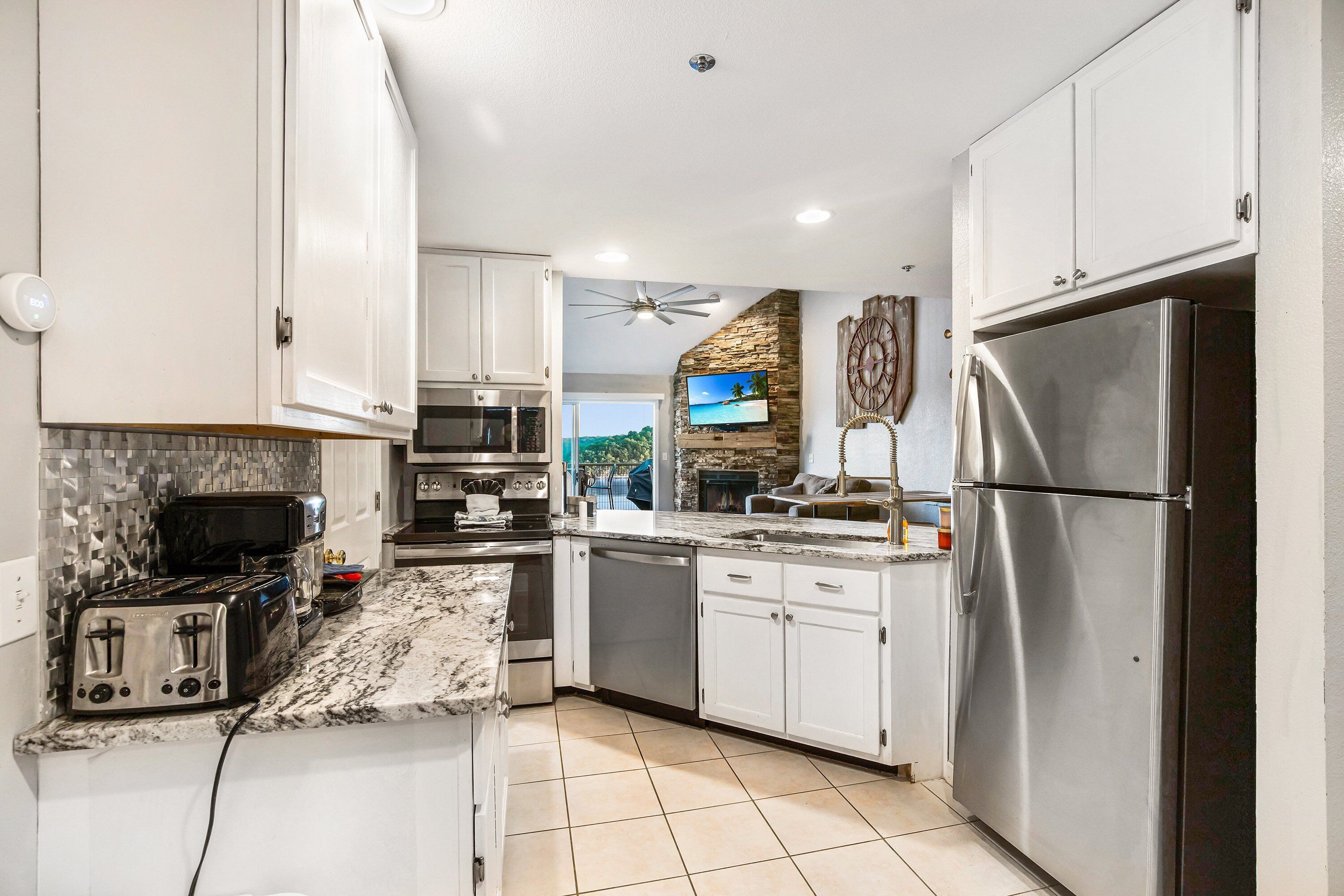 Appartement, Meerdere bedden, terras (Penthouse in the Park) | Privékeuken