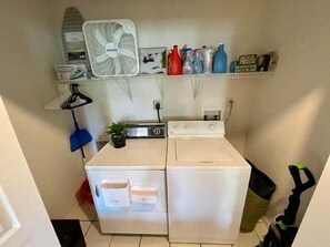 House, Multiple Beds, Patio (Good Life Vibes Lake House) | Laundry