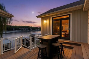 Outdoor dining - Amazing Cove, Fenced Yard, & Game Room! (Sunrise Beach)