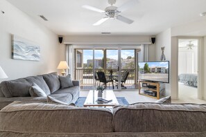 Bloc d'apartaments, diversos llits, pati (Day Dreamer) | Sala d'estar