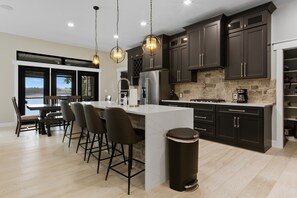 House, Multiple Beds, Pool Access (Grand Gaze) | Private kitchen - Huge Private Dock w/ 2 Slips + 2pwc, Beautiful Views, Lakeside Hot Tub, Pool & Pickleball (Sunrise Beach)