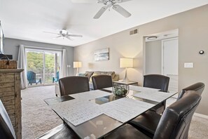 Condo, Multiple Beds, Balcony (Wheel House Lake House) | Living area
