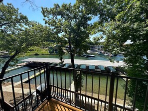 View from room - Our Cove Retreat - Perfect for Wave-free Swimming, Tanning & Prime Location Fun! (Lake Ozark)