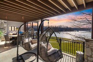House, Multiple Beds, Patio (LOTO Pointe) | Outdoor dining - Loto Pointe, Updated Luxury Home w/ Boat & PWC Slip, Boat Ramp, Firepits, Pool Table & More! (Versailles)