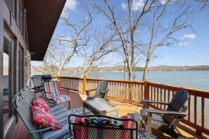 House, Multiple Beds, Patio (Woodmont Point) | View from room - Woodmont Point - Wooded Private Lakefront Retreat With Deep Cove Dock and Great Swimming! (Camdenton)