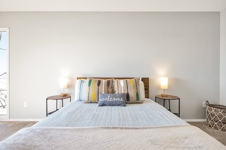 Casa, vƔrias camas, varanda (Vista Del Lago) | 3 quartos, roupa de cama