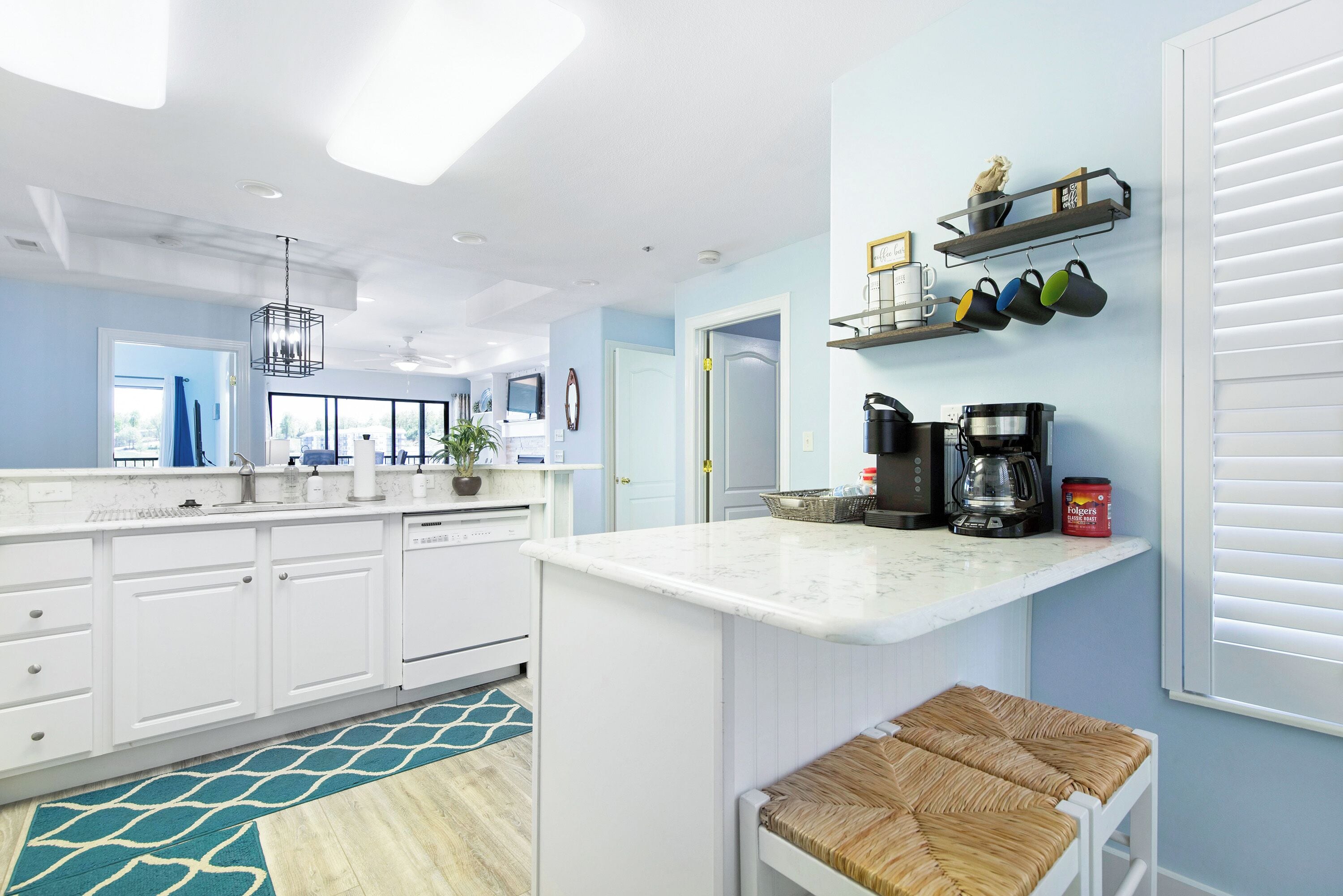 Leilighet, flere senger, balkong (A Wave From It All) | Innvendig