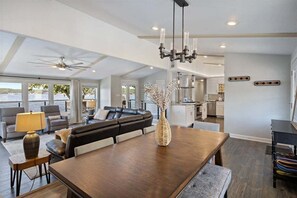 House, Multiple Beds, Patio (Holiday Point) | 4 bedrooms, individually decorated, individually furnished, bed sheets - Lakefront Home With Game Room, Firepits & Gazebo at 3MM (Lake Ozark)
