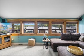 Ferienhaus, Mehrere Betten, Terrasse (Bikini Bungalow) | Wohnbereich