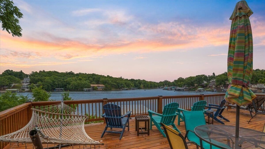 Lakefront Fishing Retreat w/ Dock, Hot Tub & Deck Views
