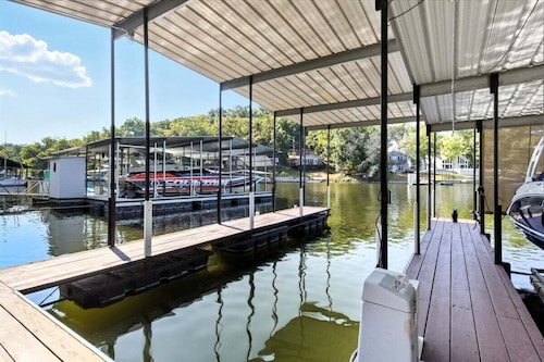 Beautiful Views in Sunrise Beach w/ Boat Slip, Private Dock & Gaming