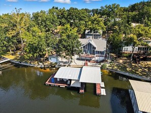 Exterior - Beautiful Views in Sunrise Beach w/ Boat Slip, Private Dock & Gaming (Sunrise Beach)