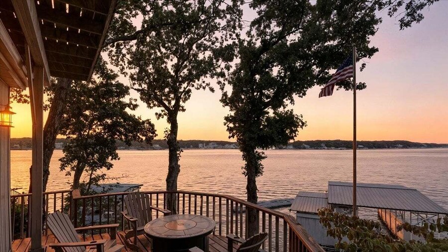 Cozy Digs Lake Lodge w/ 2 Decks, Game Room, Private Dock & Boat Slip