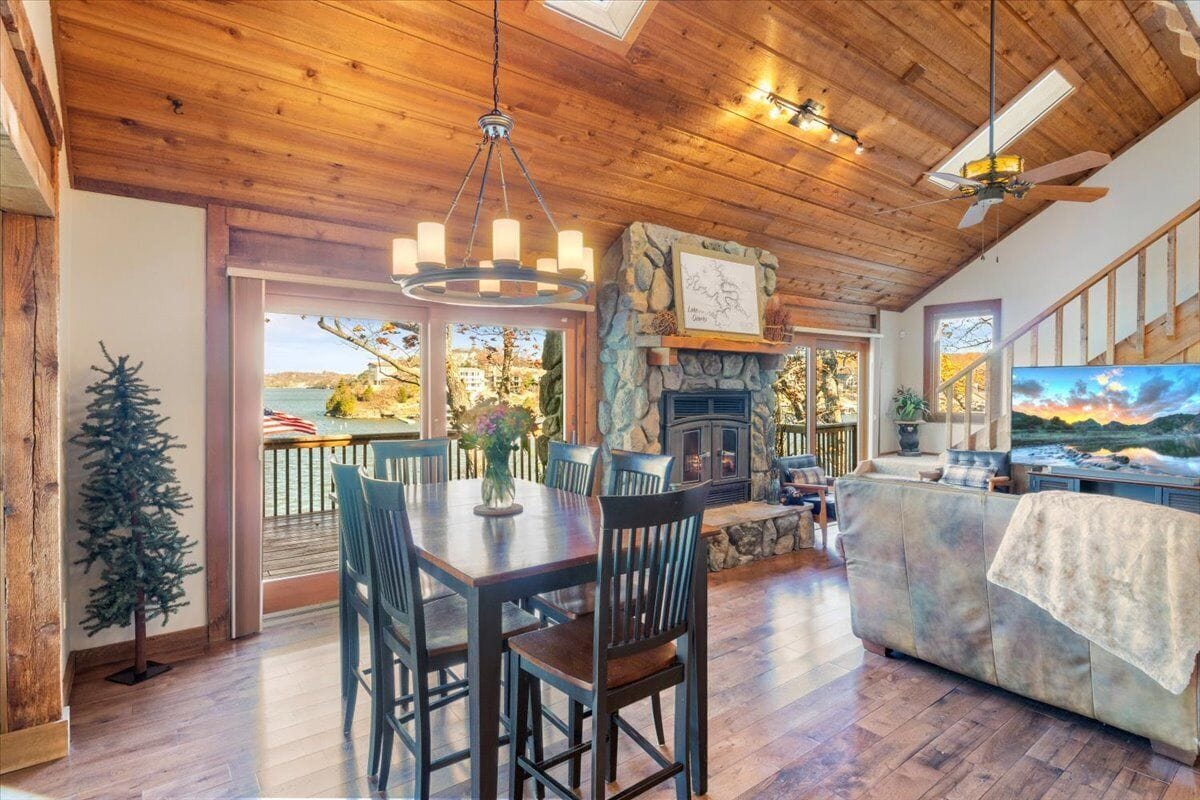 House, Multiple Beds, Patio (Cozy Digs Lake Lodge) | Living area