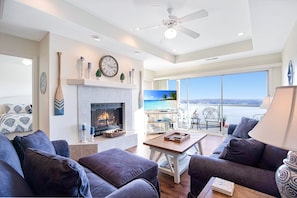 Leilighet, flere senger, adgang til basseng (Sunset Point) | Oppholdsområde