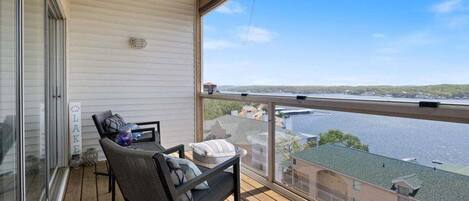 Leilighet, flere senger, adgang til basseng (Emerald Escape) | Utsikt fra rommet