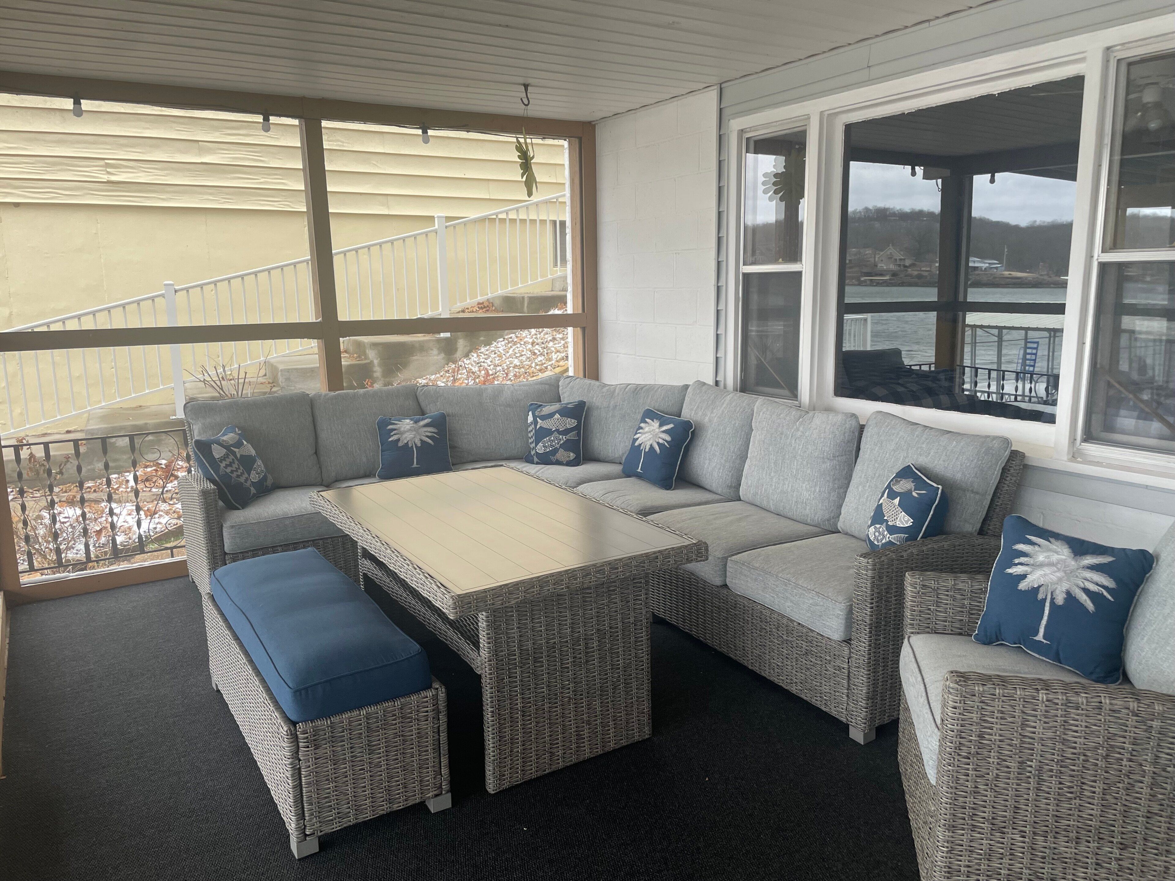 Ferienhaus, Mehrere Betten, Terrasse (Mimosa Escape) | Wohnbereich