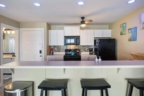 콘도, 침대(여러 개), 파티오 (Hawk's Hideout) | 전용 주방