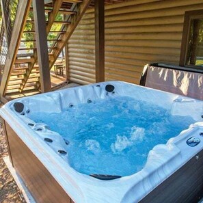 House, Multiple Beds, Hot Tub (Elk Lodge At The Lake) | Outdoor spa tub - Hot Tub, Fire Pit, Awesome Loft & Amazing Views! (Gravois Mills)
