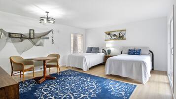 3 bedrooms, individually decorated, individually furnished, bed sheets