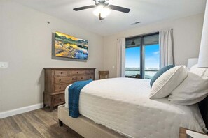Condo, Multiple Beds, Patio (Topsider Tower) | 3 bedrooms, individually decorated, individually furnished, bed sheets - Family-fun Lakeside Luxury at Topsider in Osage w/ 2 Pools, Prime Views Pack N' Play & Games (Osage Beach)