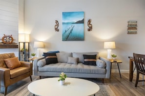 Condo, Multiple Beds, Patio (Shenanigans Shack) | Living area - Family-perfect Lakefront Fun at The Ledges, 21mm, 2 Pools & Beach (Osage Beach)